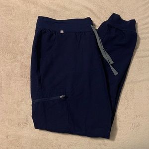FIGS Navy Zamora Jogger Scrub Pants